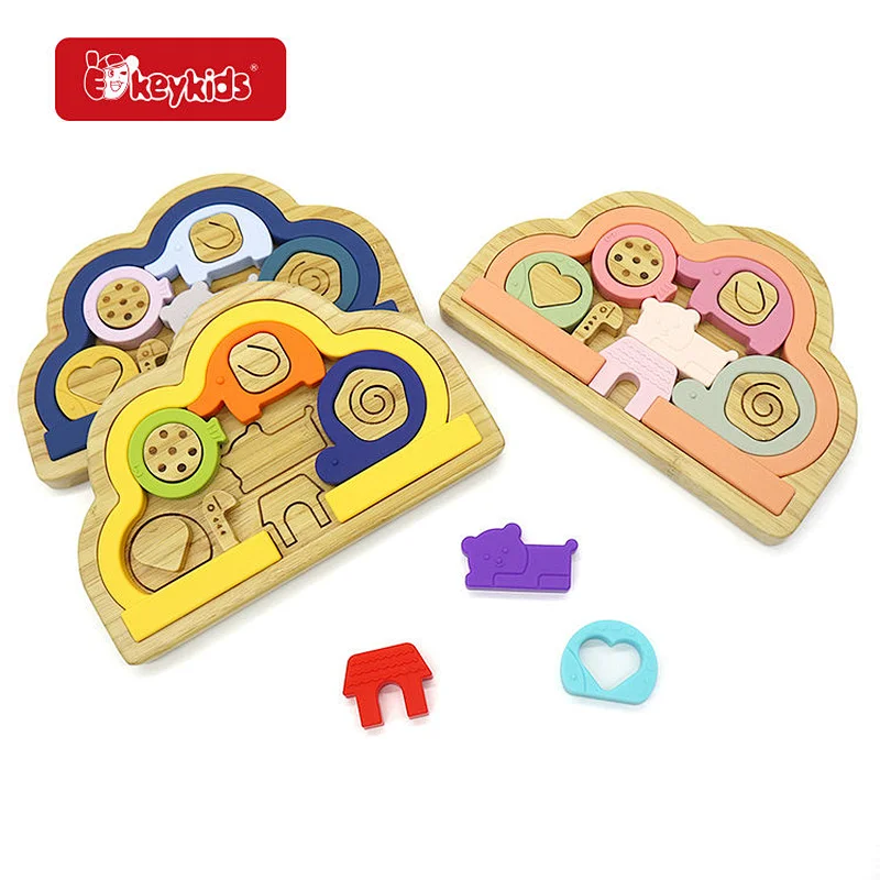 2025 New Montessori 3D Jigsaw Puzzle -Wooden Educational Desktop Toy for 3-6 Years Old Available W14D334